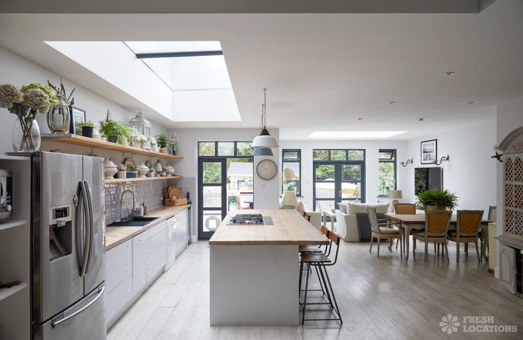 Best kitchen shoot locations: what makes a great kitchen in a location house 5 Divall sw16 london shoot location 2