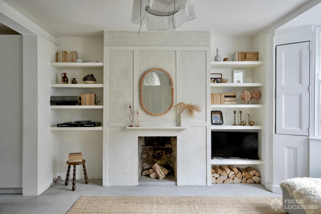 Modern neutral interior design: a perfect canvas for film and photography 10 Fletching e5 shoot location london 8