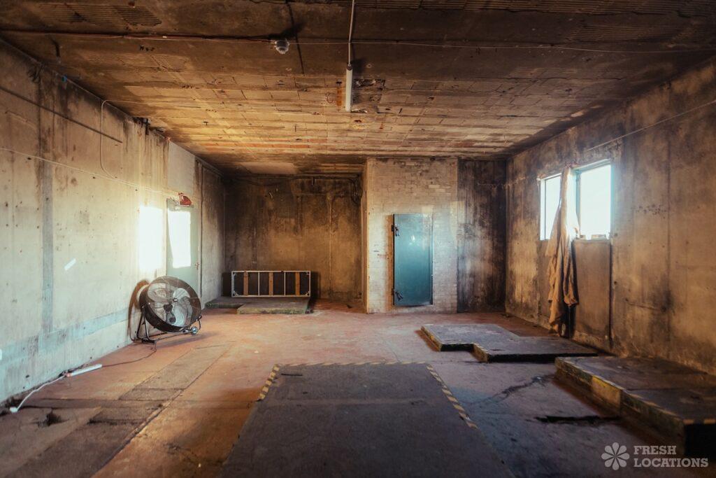 Warehouse locations for filming 4 Rumble brutalist e16 shoot location london 9