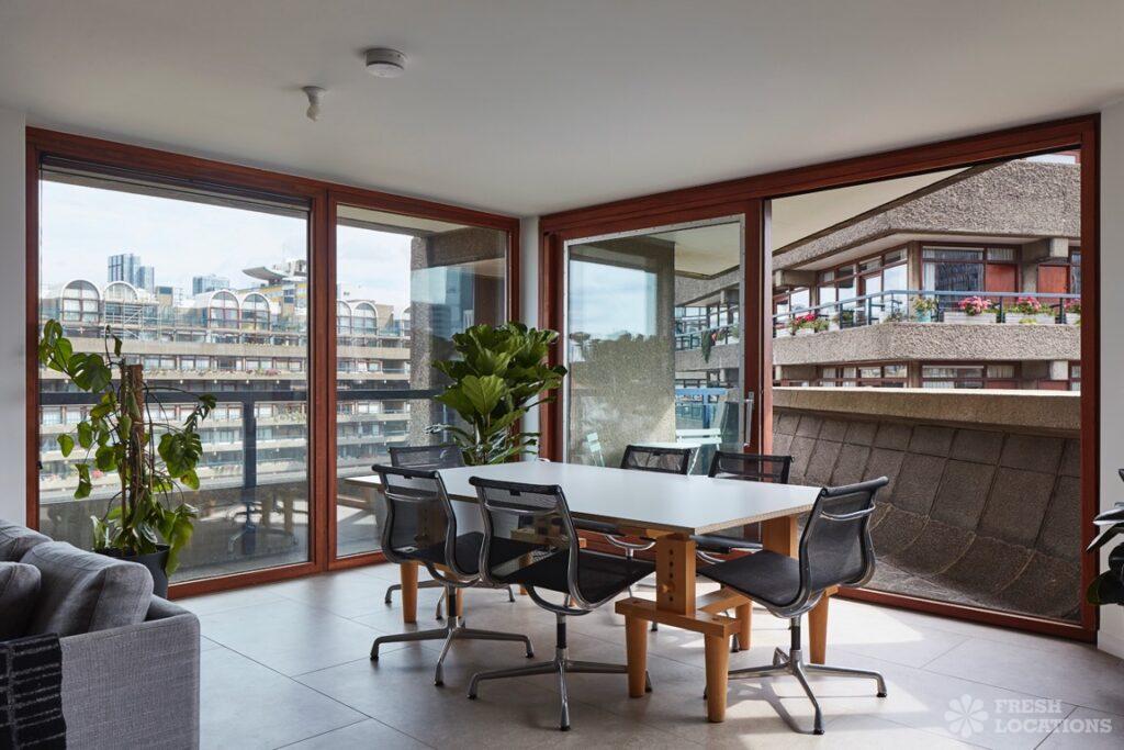 The ultimate production guide to filming in london: permits, planning and locations 4 Barbican apartment shoot location london 1