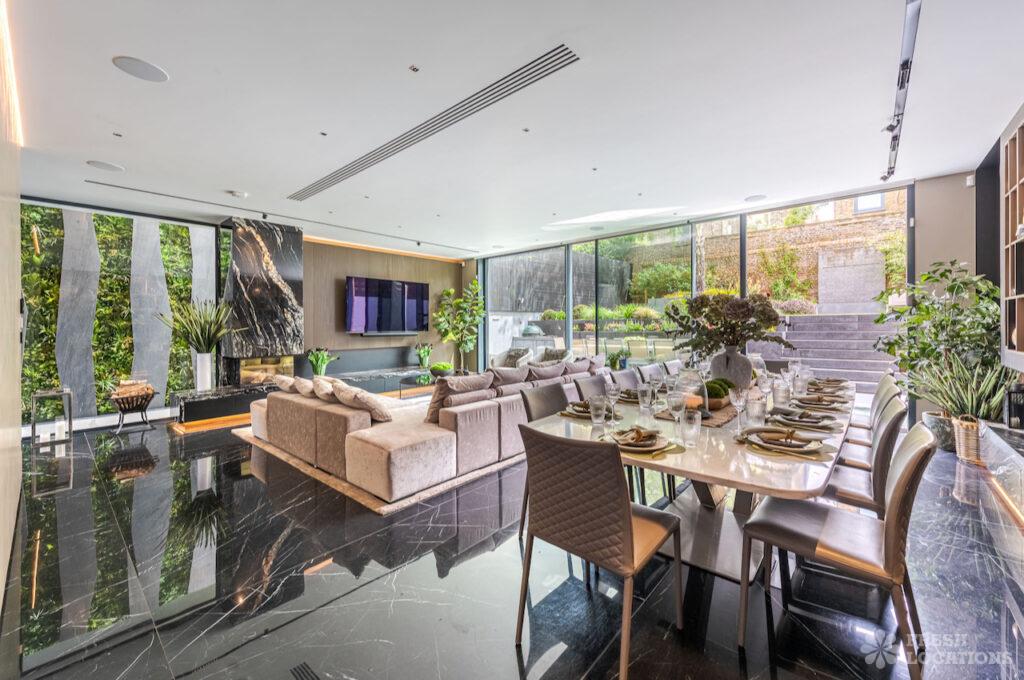 Hotel shoot locations without booking a hotel: our favourite residential alternatives 8 Roseneath sw11 london shoot location 1